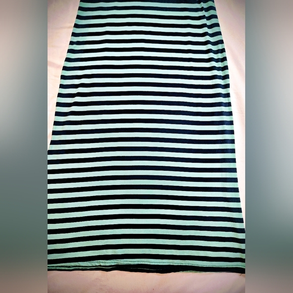 Rue21 Womens Blue Striped Pull On Maxi Skirt Size Medium - Picture 2 of 8